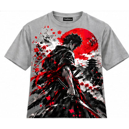 Light Gray Samurai T-shirt